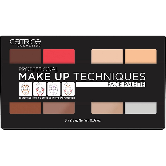 Catrice Professional Make Up Techniques Face Palette professional face palette 010 Volume One 8 x 2.2 g