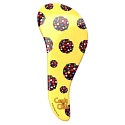 Dtangler Detangling Brush Kids Brush for easy combing of hair yellow