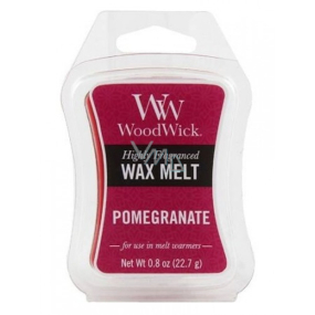 WoodWick Pomegranate - Pomegranate fragrant wax for aroma lamps 22.7 g