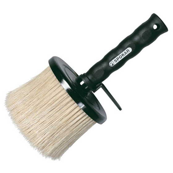 Spokar Round paintbrush, clean bristle, plastic handle,? 120 mm, No. 6