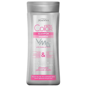 Joanna Ultra Color System Pink shampoo for blonde, lightened and gray hair 200 ml
