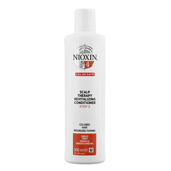 Nioxin System 4 Scalp Therapy Revitalizing Conditioner for severely thinning chemically treated fine hair 300 ml