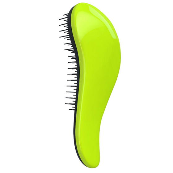 Dtangler Detangling Brush Brush for easy combing of hair 18.5 cm Green green