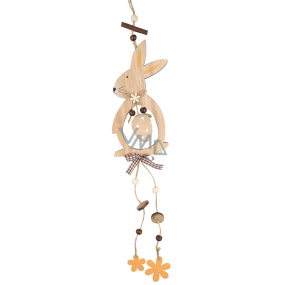 Wooden hanging hare 39 cm
