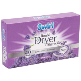Swirl Lavender scent dryer dryer napkins 40 pieces