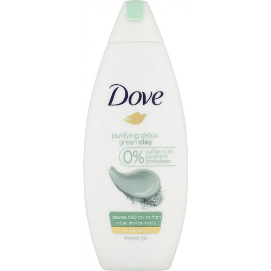 Dove Purifying Detox Green Clay cleansing shower gel 250 ml