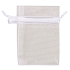 Organza bag white 5 x 7 cm