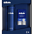 Gillette Sensitive shaving gel 200 ml + after shave balm 50 ml, cosmetic set, for men