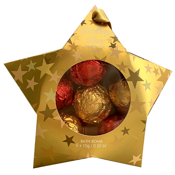 Salsa Collection Sparkling Stars sparkling bath ball 6 x 15 g, cosmetic set