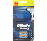 Gillette Sensor 3 spare head 5 pieces for men