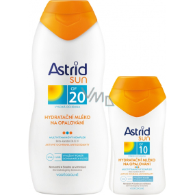 Astrid Sun OF20 moisturizing sun lotion 200 ml + Sun OF10 moisturizing sun lotion 100 ml, duopack