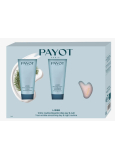 Payot Lisse Sleeping Creme Resurfacante smoothing and regenerating anti-wrinkle night cream 30 ml + Lisse Creme Lissante Rides protective and smoothing anti-wrinkle day cream 30 ml + Gua Sha massage stone, cosmetic set for women