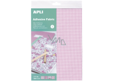Apli Set of self-adhesive fabrics A4 mix motifs 4 pieces