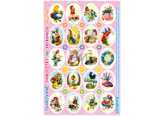 Arch Shaped stickers for Easter eggs Chicken 10 x 15 cm 20 pieces