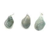 Quartz with apatite inclusions Aqualite Troml pendant natural stone, 2,2 - 3 cm, 1 piece