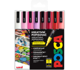 Posca Universal acrylic marker set 0,9 - 1,3 mm Love mix of warm tones 8 pieces PC-3M