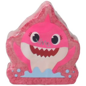 Pinkfong Baby Shark pink and red fizzy bath bomb 140 g