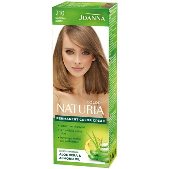 Joanna Naturia hair color with milk proteins 210 Natural blonde