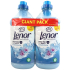 Lenor Spring Awakening scent of spring flowers, patchouli and cedar fabric softener 2 x 1600 ml, duopack