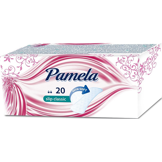 Pamela Slip Classic Satin Soft panty intimate insoles 20 pieces