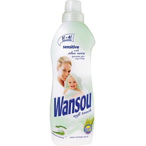 Wansou Sensitive, concentrated fabric softener, 40 washes, 1 l