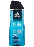 Adidas 3 After Sport shower gel for body and hair for men 400 ml
