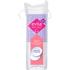 Evita Make-up Removal Pads, 70 pcs + 10 pcs Free