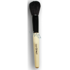 Be Chic! Professional White B 02 cosmetic brush with natural goat bristles universal 19 cm