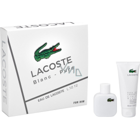 Lacoste Eau de Lacoste L.12.12 Blanc eau de toilette for men 50 ml + shower gel 100 ml, gift set