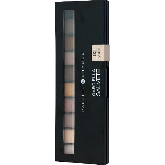 Gabriella Salvete Palette 10 Shades eye shadow palette with mirror and applicator 02 Nude 12 g