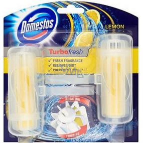 Domestos Turbo Fresh Lemon Fresh WC block rotary solid 2 x 32 g