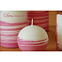 Lima Aromatic spiral Summer breeze candle white - pink ball 60 mm 1 piece