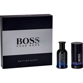 Hugo Boss Boss Bottled Night eau de toilette for men 50 ml + deodorant stick 75 ml, gift set
