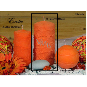 Lima Sirius Exotic scented candle orange cylinder 70 x 150 mm 1 piece