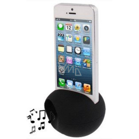 Albi Cellphone speaker egg black 8 x 5.5 x 5 cm