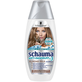 Schauma Anti-Dandruff x3 Almond Milk shampoo for demanding hair with dandruff 250 ml