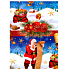 Ditipo Gift wrapping paper 70 x 200 cm Christmas Luxury Santa gifts flask
