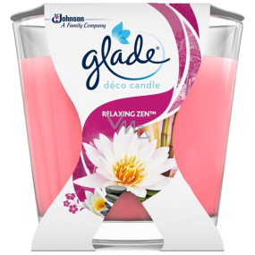 Glade Relaxing Zen Japanese Garden Scented Candle burn time up to 30 hours 70 g