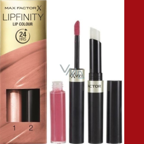 Max Factor Lipfinity Lip Color lipstick and gloss 125 So Glamorous 2.3 ml and 1.9 g