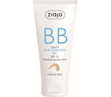 Ziaja BB SPF 15 Cream for Oily and Combination Skin 02 Natural 50 ml