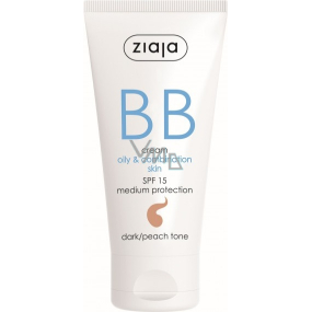 Ziaja BB SPF 15 Cream Oily and Combination Skin 03 Dark 50 ml