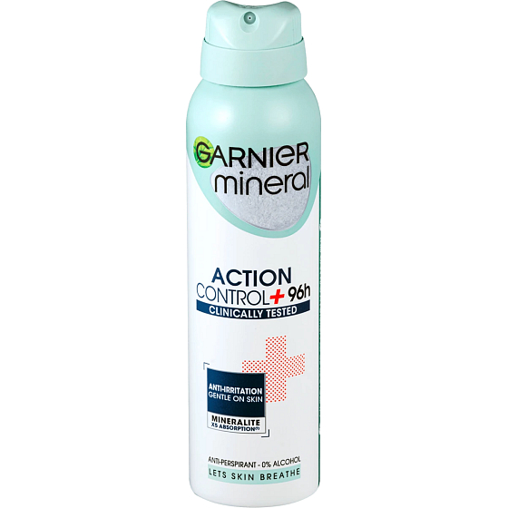 Garnier Mineral Action Control + Clinically Tested antiperspirant deodorant spray for women 150 ml