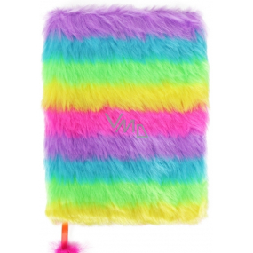 Albi Hairy block Rainbow 16 cm x 22 cm