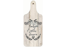 Bohemia Gifts Decorative cutting board The kitchen is the heart of the home 28 x 12 cm