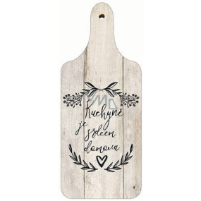 Bohemia Gifts Decorative cutting board The kitchen is the heart of the home 28 x 12 cm