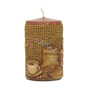 Candles Coffee scented candle cylinder 60 x 100 mm 1 piece