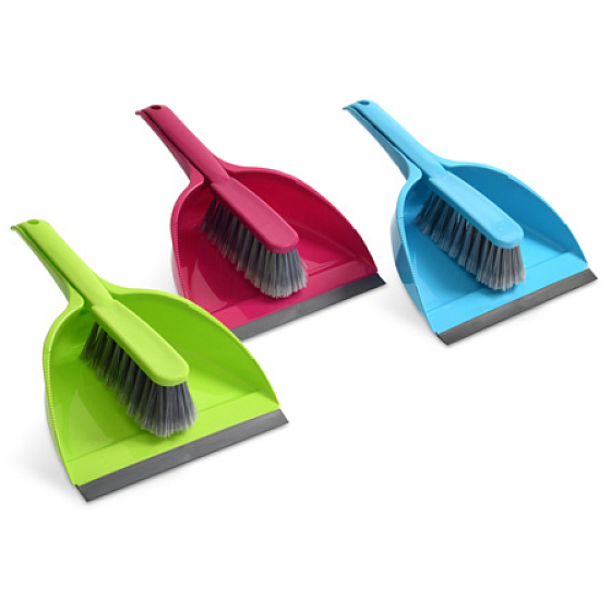 Söke Economic Set Dustpan and Brush with Rubber Strip 1 piece