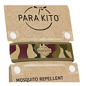 Parakito Repellent mosquito bracelet Graphic jungle natural, refillable, waterproof, protection 24h / day - 15 days for refill + two refills