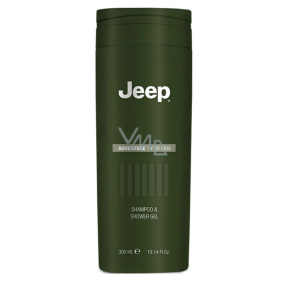 Jeep Adventure for Men 2 in 1 shower gel and shampoo for men 300 ml