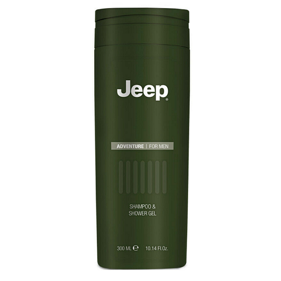 Jeep Adventure for Men 2 in 1 shower gel and shampoo for men 300 ml